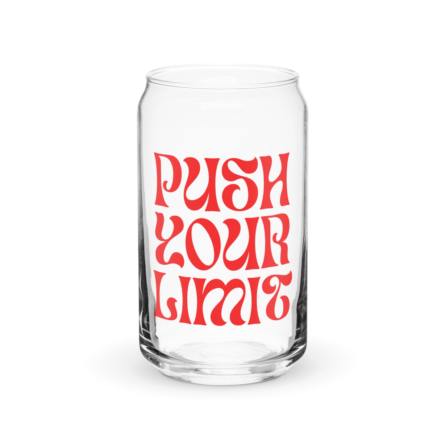 Can-shaped glass