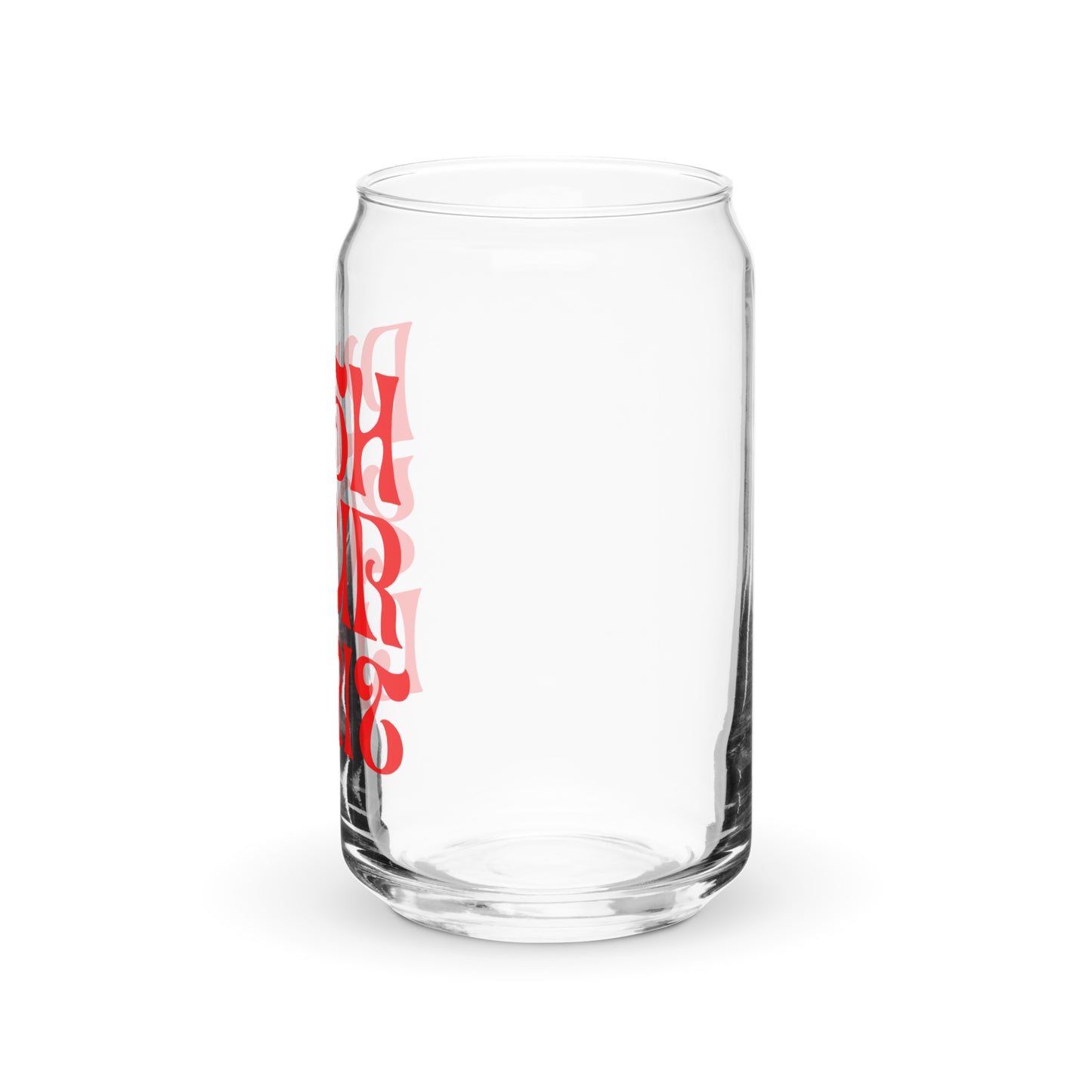 Can-shaped glass