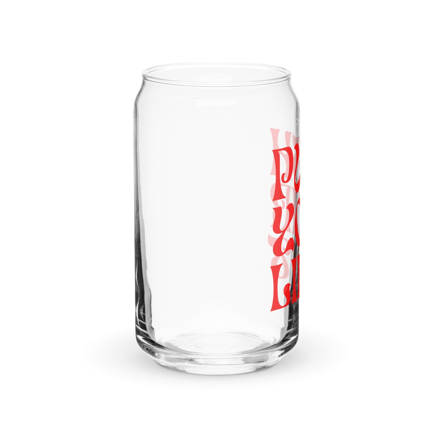 Can-shaped glass